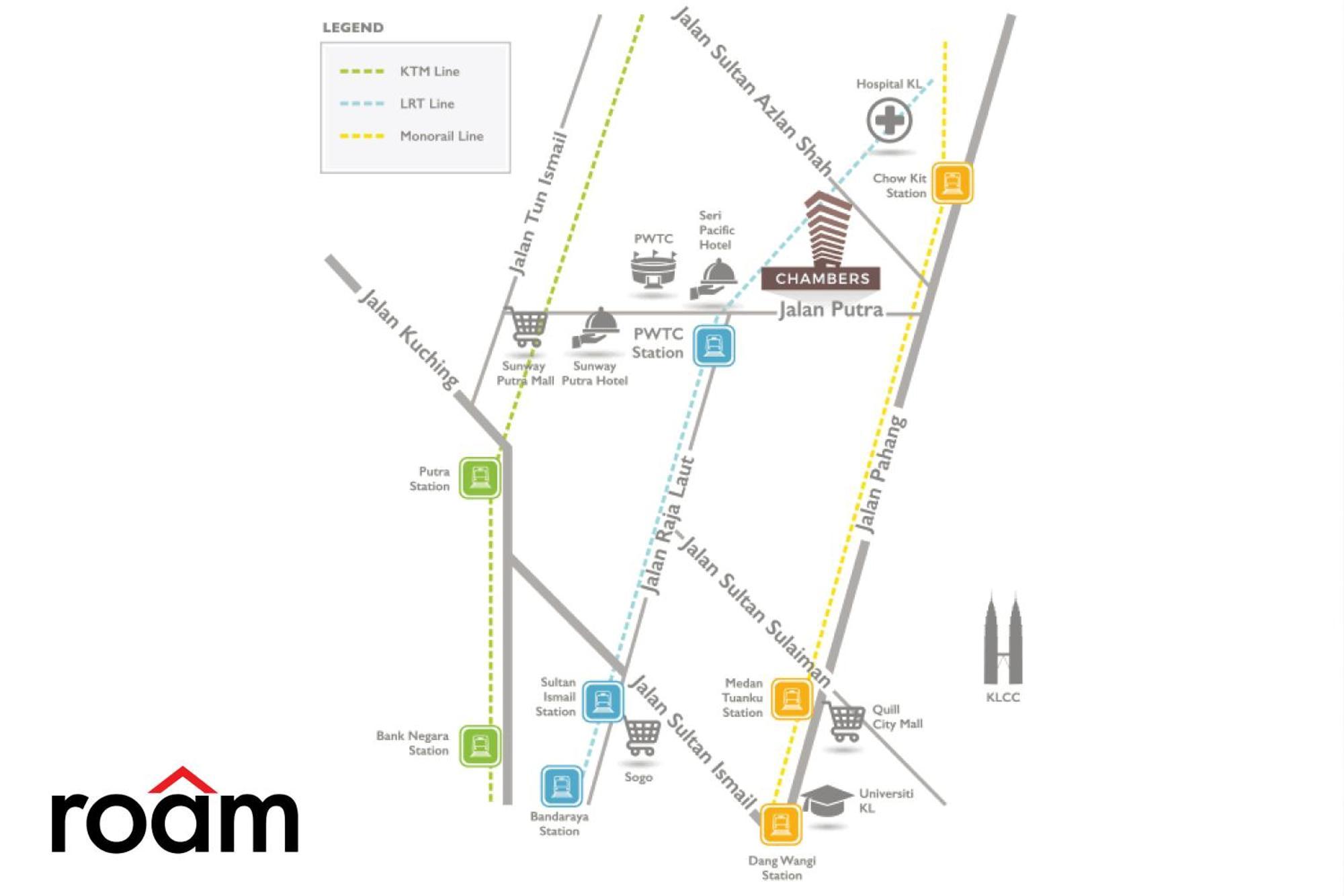 Pangsapuri Chambers Residence, Sunway Putra Mall Kuala Lumpur